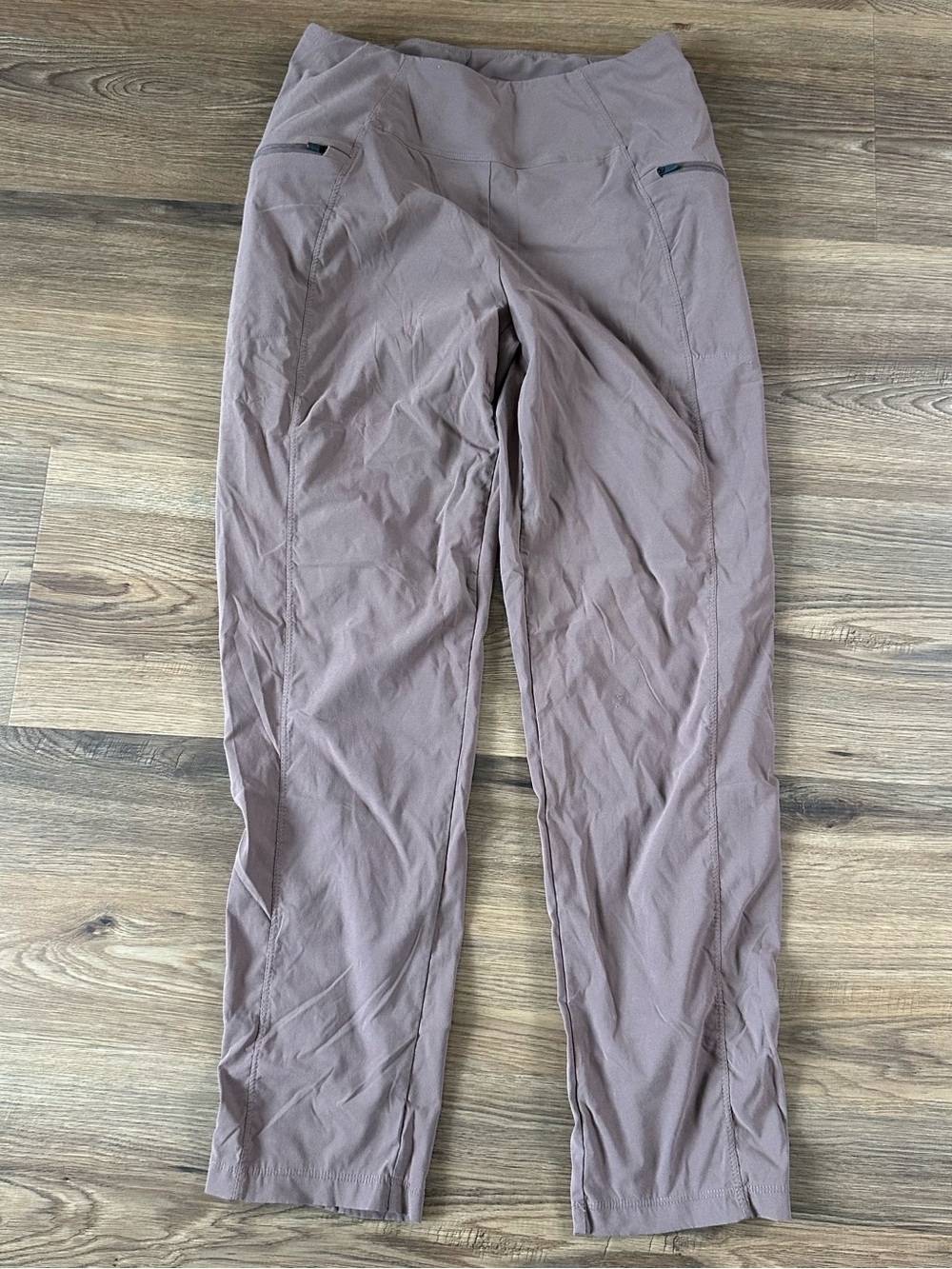 Mountain Hardwear Womens Dynama Ankle Pants Brown Small UPF GORP Hiking Stretch
